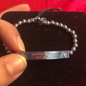 Silver MK bracelet
